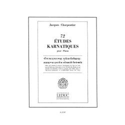 Jacques Charpentier: 72 Etudes karnatiques - 3e Cycle (Piano solo)