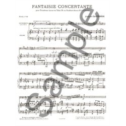 Jacques Cast&eacute;r&egrave;de: Fantaisie concertante (Tuba & Piano)