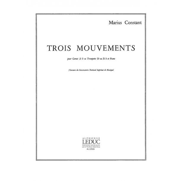 Marius Constant: 3 Mouvements (Trumpet & Piano)