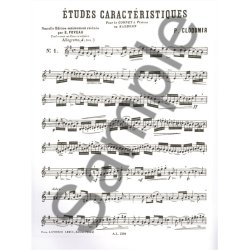 P. Clodomir: 12 Etudes caract&eacute;ristiques Op.12 (Trumpet solo)