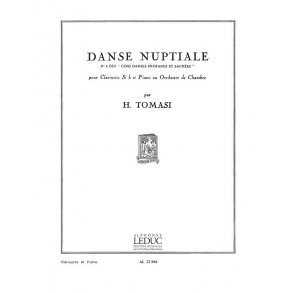 Henri Tomasi: Danse nuptiale (Clarinet & Piano)