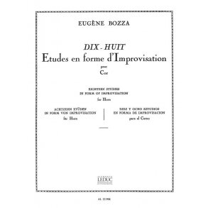 Eugène Bozza: 18 Etudes en Forme d'Improvisations (Horn solo)