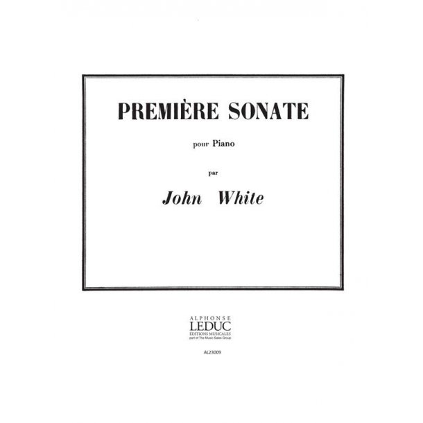 John White: Sonate No.1 (Piano solo)