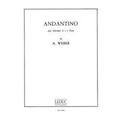Alain Weber: Andantino (Clarinet & Piano)