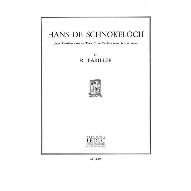 Robert Bariller: Hans de Schnokeloch (Tuba & Piano)