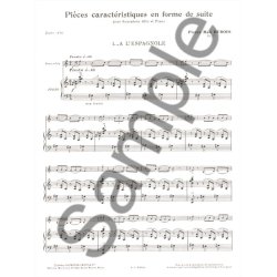 Pierre Max Dubois: Pieces Caracteristiques Op.77 No.1 - A l'Espagnole (Alto Saxophone/Piano)