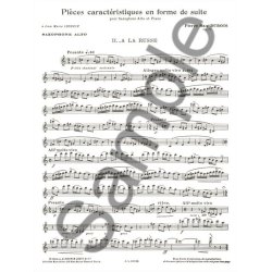 Pierre Max Dubois: Characteristic Pieces in the Form of a Suite (To the Russian Woman), for Alto Saxophone and Piano