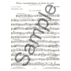 Pierre Max Dubois: Characteristic Pieces in the Form of a Suite (To the Russian Woman), for Alto Saxophone and Piano