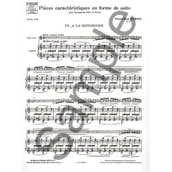 Pierre Max Dubois: Pi&egrave;ces Caract&eacute;ristiques Op.77 No.4 - A La Hongroise (Alto Saxophone/Piano)