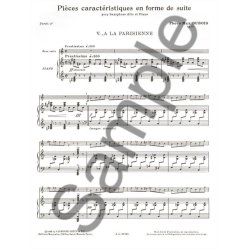 Pierre Max Dubois: Pi&egrave;ces Caract&eacute;ristiques Op.77 No.4 - A La Parisienne (Alto Saxophone/Piano)