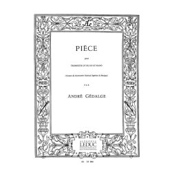 Am&eacute;lie-Andr&eacute; G&eacute;dalge: Pi&egrave;ce (Trumpet & Piano)