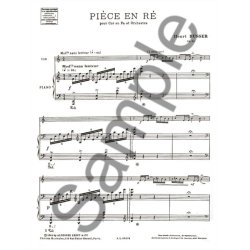 Henri B&uuml;sser: Pi&egrave;ce Op.39 in D major (Horn & Piano)