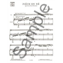 Henri B&uuml;sser: Pi&egrave;ce Op.39 in D major (Horn & Piano)