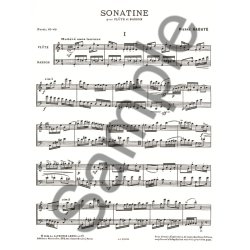 Pierre Gabaye: Sonatine (Flute & Bassoon)