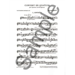 Jeanine Rueff: Concert en Quatuor (Saxophones 4)