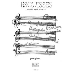 Pierre Max Dubois: Esquisses, 10 Pi&egrave;ces (Piano solo)