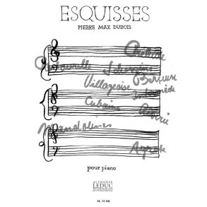 Pierre Max Dubois: Esquisses, 10 Pièces (Piano solo)