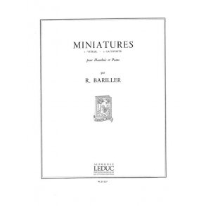 Robert Bariller: Miniatures (Oboe & Piano)