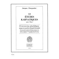Jacques Charpentier: 72 Etudes karnatiques - 4e Cycle (Piano solo)