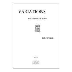 Hermann David Koppel: Variations Op.72 (Clarinet & Piano)