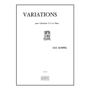 Hermann David Koppel: Variations Op.72 (Clarinet & Piano)