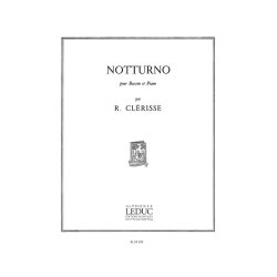 Robert Cl&eacute;risse: Notturno (Bassoon & Piano)