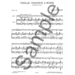 Eug&egrave;ne Goossens: Vieille Chanson &agrave; Boire (Bassoon & Piano)