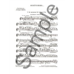 Jacques Ibert: Histoires, 3 Pi&egrave;ces (Saxophones 4)