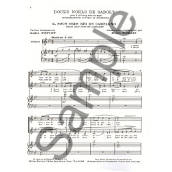 Henri Tomasi: 12 No&euml;ls de Saboly (Choral-Mixed a cappella)