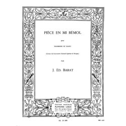 Jacques Ed. Barat: Pi&egrave;ce in E flat (Trombone & Piano)