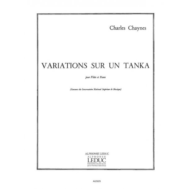 Charles Chaynes: Variations sur un Tanka (Flute & Piano)