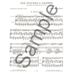 Pierre Max Dubois: 10 Figures &agrave; Danser, Petit Ballet (Saxophone-Alto & Piano)