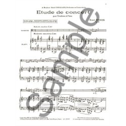 Henri B&uuml;sser: Etudes de Concert Op.79 (Trombone & Piano)