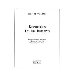 Henri Tomasi: Recuerdos de las Baleares (Version 1) (Percussion(s) & Piano)
