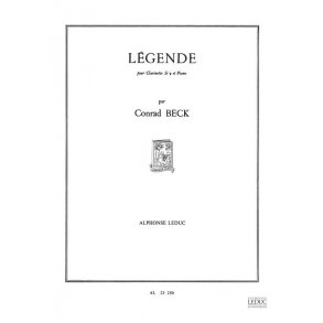 Conrad Beck: Légende (Clarinet & Piano)