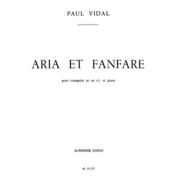 Paul Vidal: Aria et Fanfare (Trumpet & Piano)