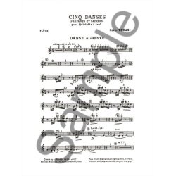 Henri Tomasi: 5 Danses profanes et sacr&eacute;es (Quintet-Wind)