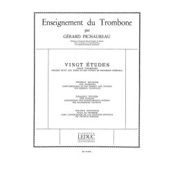 Claude Pichaureau: 20 Etudes (Trombone solo)