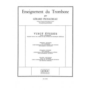 Claude Pichaureau: 20 Etudes (Trombone solo)