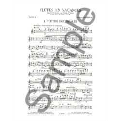 Jacques Cast&eacute;r&egrave;de: Fl&ucirc;tes en Vacances (Flutes 4)