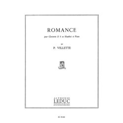 Pierre Villette: Romance Op.30 (Clarinet & Piano)