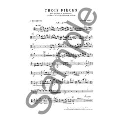 Eug&egrave;ne Bozza: 3 Pi&egrave;ces (Trombones 4)