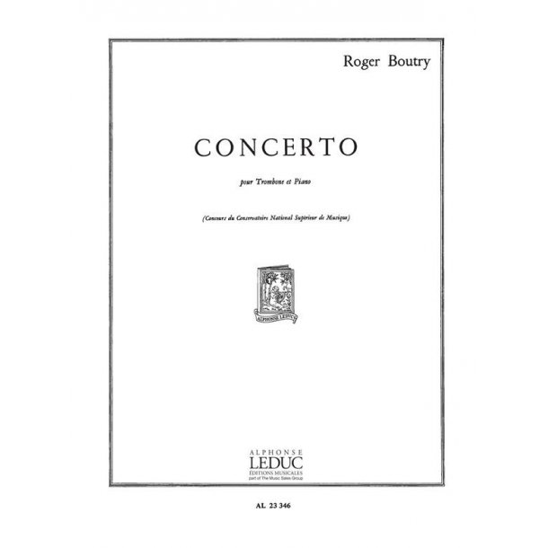Roger Boutry: Concerto (Trombone & Piano)