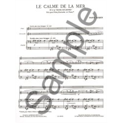 Tony Aubin: Le Calme de la Mer (Trio - Woodwind)