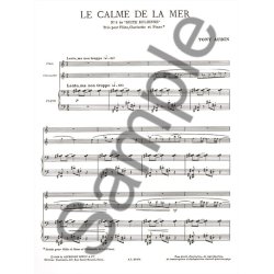 Tony Aubin: Le Calme de la Mer (Trio - Woodwind)