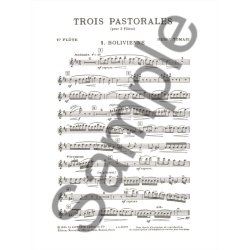 Henri Tomasi: 3 Pastorales (Flutes 3)