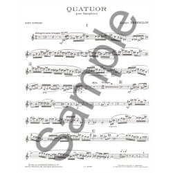 Alfred D&eacute;senclos: Quatuor (Saxophones 4)