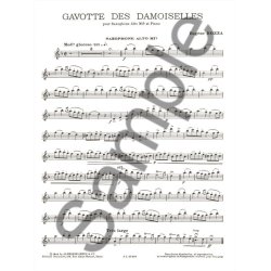 Eug&egrave;ne Bozza: Gavotte des Damoiselles (Saxophone-Alto & Piano)