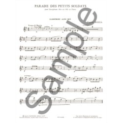 Eug&egrave;ne Bozza: Parade des petits Soldats (Saxophone-Alto & Piano)