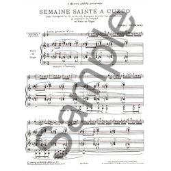 Henri Tomasi: Semaine sainte &agrave; Cuzco (Trumpet & Piano or Organ)